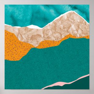 Abstrakt Struktur Poster
