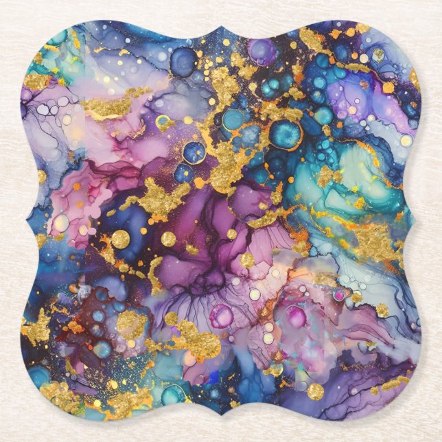 Abstrakt Struktur Underlägg Papper (Framsida)