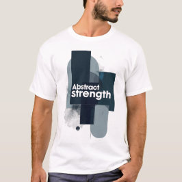 Abstrakt styrka motiverande modern konst t shirt