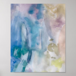 Abstrakt Subterranian Painting Expression Poster