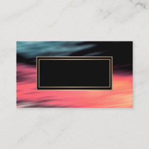 Abstrakt, suddig, koral, grått, rött, rött och sva visitkort