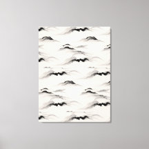 Abstrakt Sumi-bläck tvätt Zen rispapper Minimalist