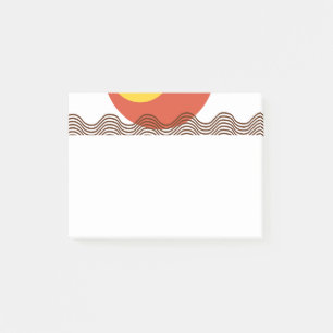 Abstrakt Sundown Post-it Block
