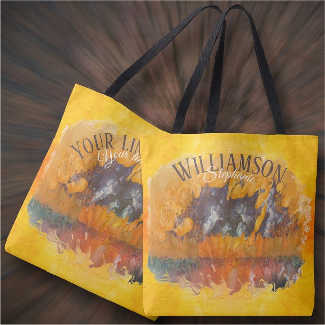 Abstrakt Sunset 0612 Tygkasse (Skapare uppladdad)