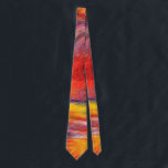 Abstrakt Sunset Färg Neck Tie Slips<br><div class="desc">Tips för solnedgång Abstrakt Färg - MIGNERAD design</div>