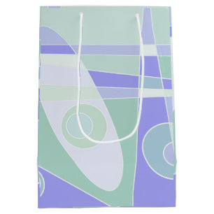 Abstrakt Surfing Pastel Lila Grönt