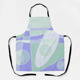 Abstrakt Surfing Pastel Lila Grönt