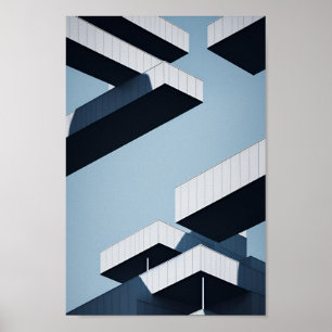 Abstrakt Surreal arkitektur Poster