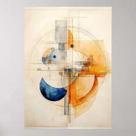 Abstrakt Surrealism Expressionism Venn Diagramme Poster