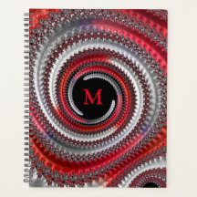 Abstrakt Svart toning Spiral Fractal