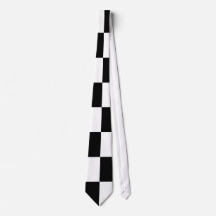 Abstrakt svart-vit slips