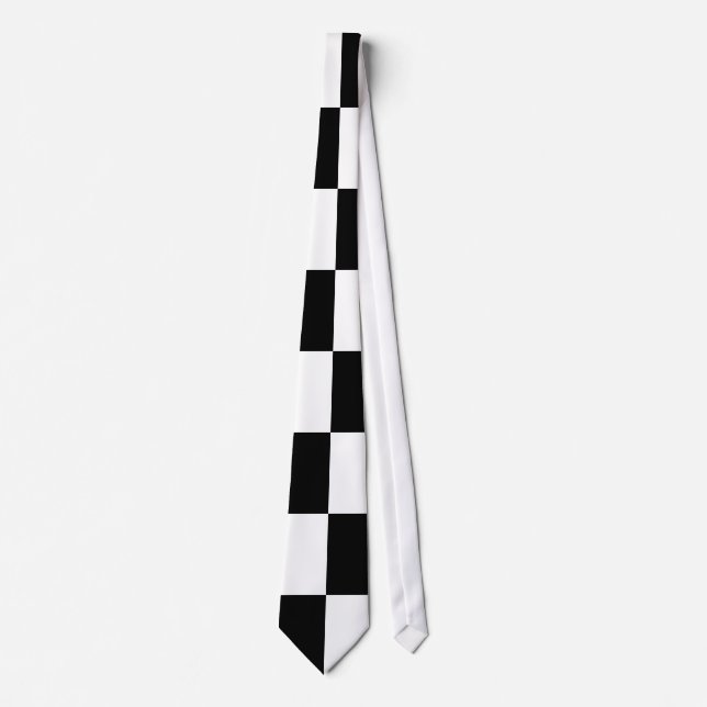 Abstrakt svart-vit slips (Framsida)