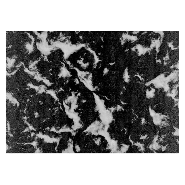 Abstrakt svartvit Grungemarmor - (Framsidan)