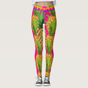Abstrakt Sweet Rosa Kärlek Leggings