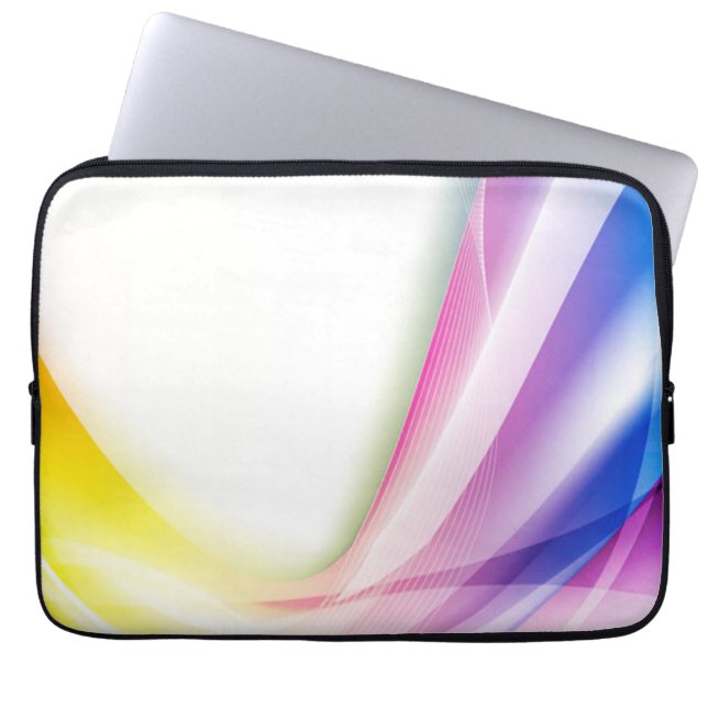 Abstrakt Swirl 1 Laptop Fodral (Framsidan)