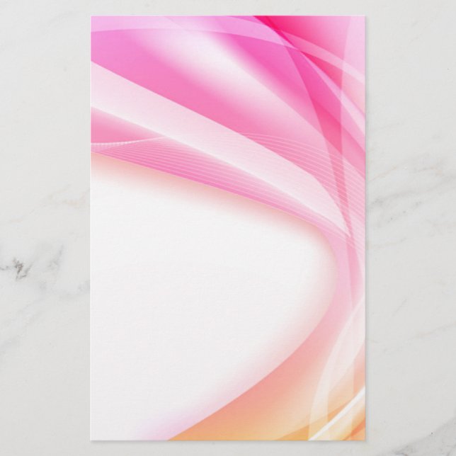 Abstrakt Swirl 3 Brevpapper (Framsida)