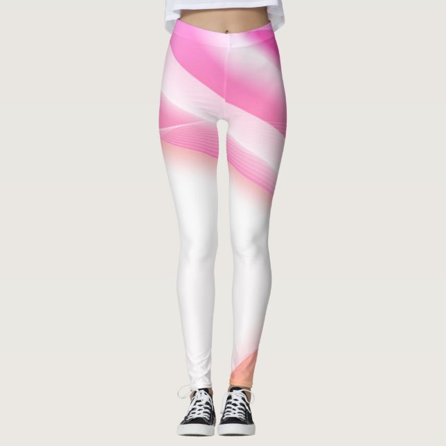 Abstrakt Swirl 3 Leggings (Framsida)
