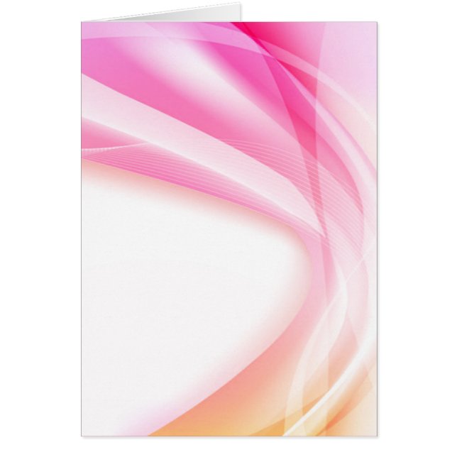 Abstrakt Swirl 3 (porträtt) Hälsningskort (Framsidan)