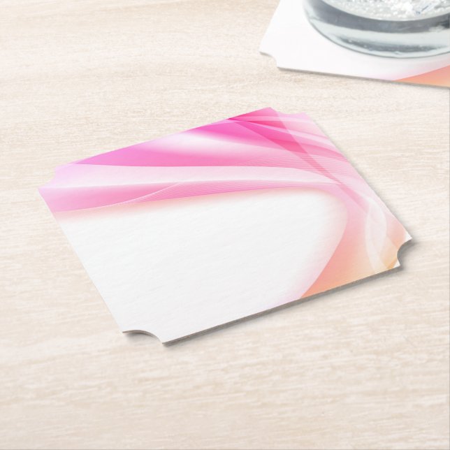 Abstrakt Swirl 3 Underlägg Papper (Vinklad)
