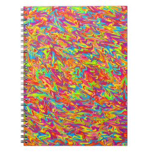 Abstrakt Swirl Anteckningsbok