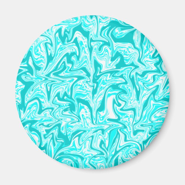 Abstrakt Swirl Magnet (Framsidan)