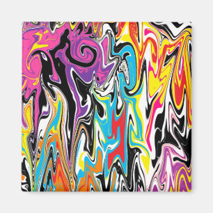 Abstrakt Swirl Magnet