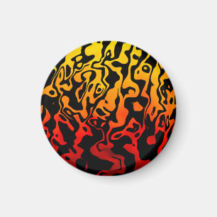 Abstrakt Swirl Magnet