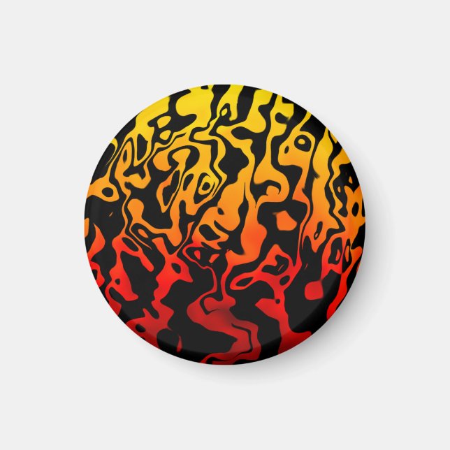 Abstrakt Swirl Magnet (Framsidan)