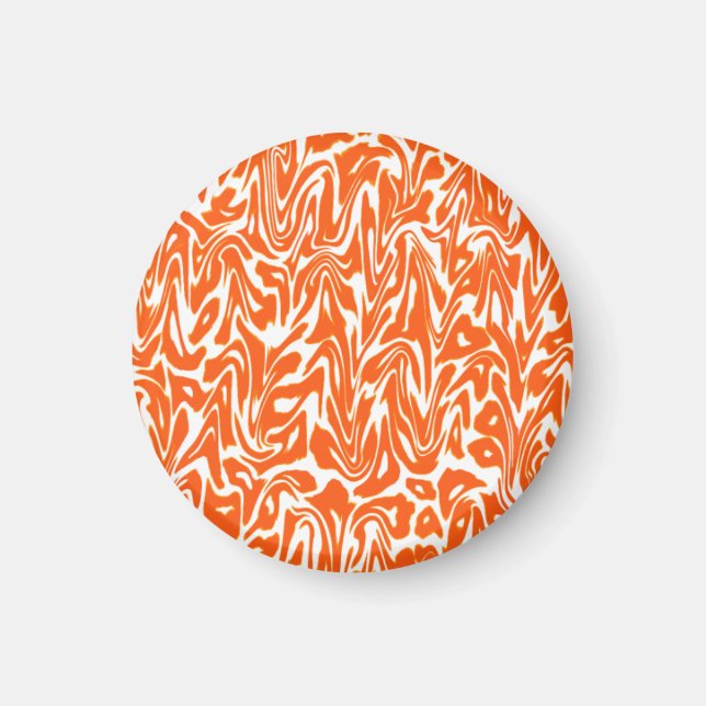 Abstrakt Swirl Magnet (Framsidan)