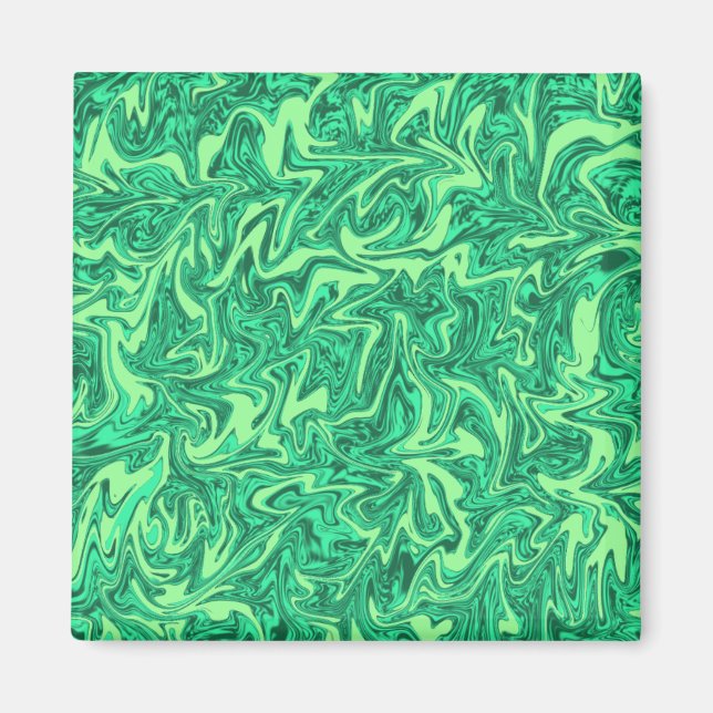 Abstrakt Swirl Magnet (Framsidan)
