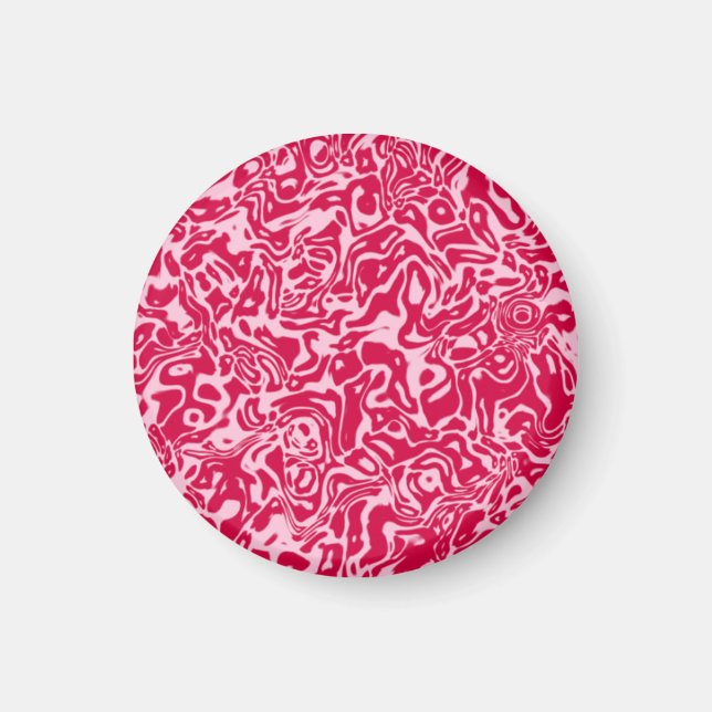 Abstrakt Swirl Magnet (Framsidan)