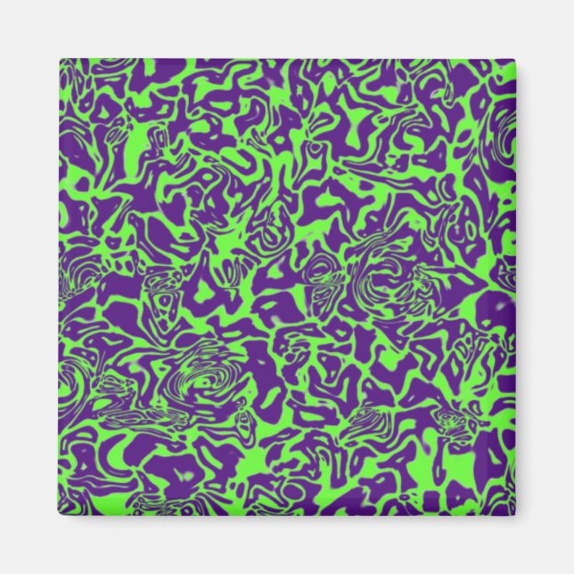 Abstrakt Swirl Magnet (Framsidan)