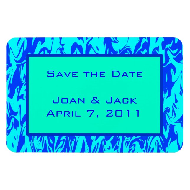 Abstrakt Swirl Magnet (Horisontell)