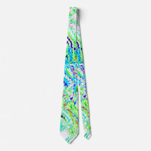 Abstrakt Swirl Mönster Colorful Grönt Blue Gift Slips