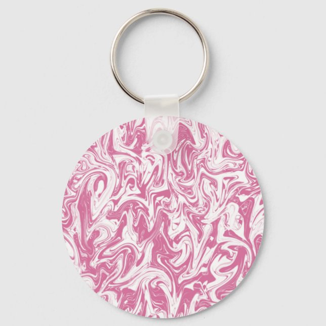 Abstrakt Swirl Nyckelring (Framsida)