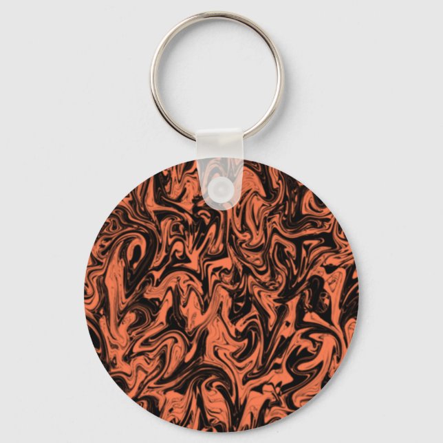 Abstrakt Swirl Nyckelring (Framsida)