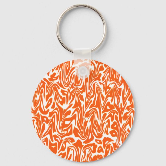 Abstrakt Swirl Nyckelring (Framsida)