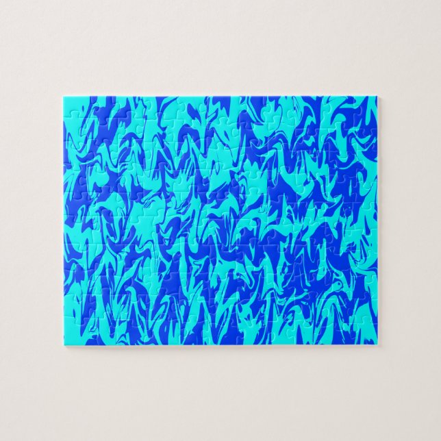 Abstrakt Swirl Pussel (Horisontell)