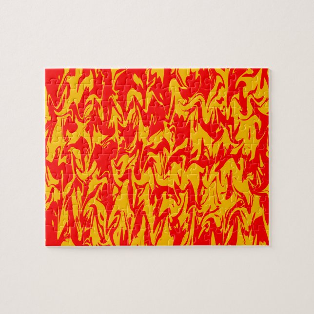 Abstrakt Swirl Pussel (Horisontell)