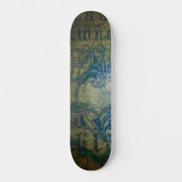 Abstrakt Swirl Skateboard-däck Mini Skateboard Bräda 18,5 Cm
