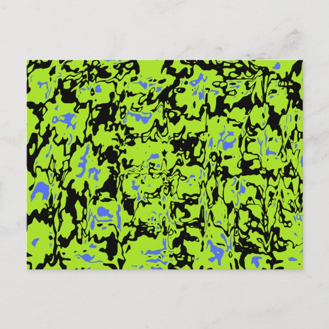 Abstrakt Swirl Vykort (Framsida)