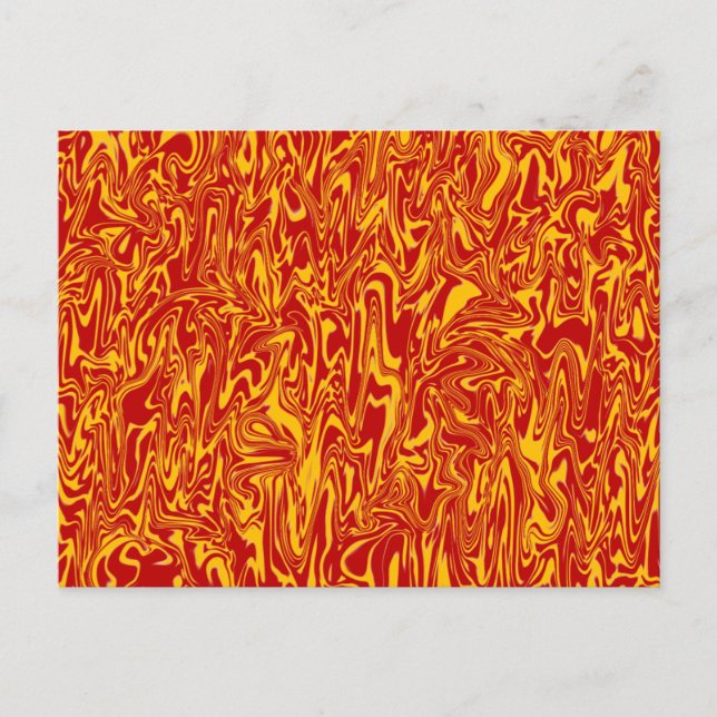 Abstrakt Swirl Vykort (Framsida)