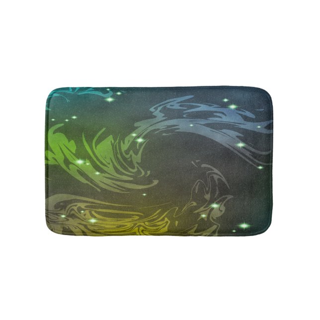 Abstrakt Swirls Badrumsmatta (Framsidan)