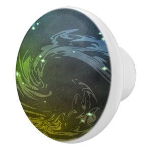 Abstrakt Swirls Knopp