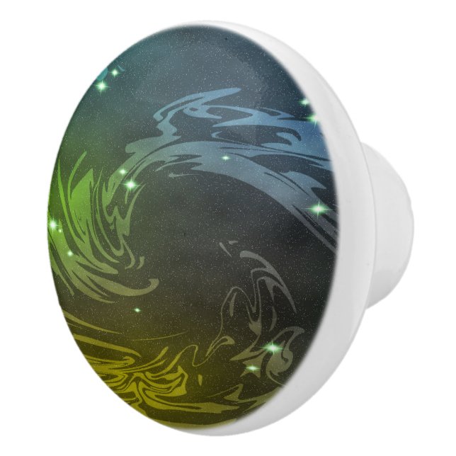 Abstrakt Swirls Knopp (Höger)