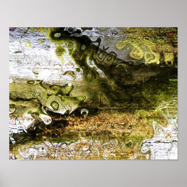 Abstrakt - Swirly färg Poster (Framsidan)