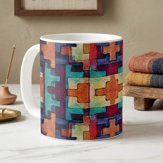 Abstrakt sydväst  kaffemugg (Skapare uppladdad)