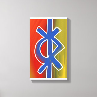 Abstrakt symbolism av RRW 2026 Canvastryck