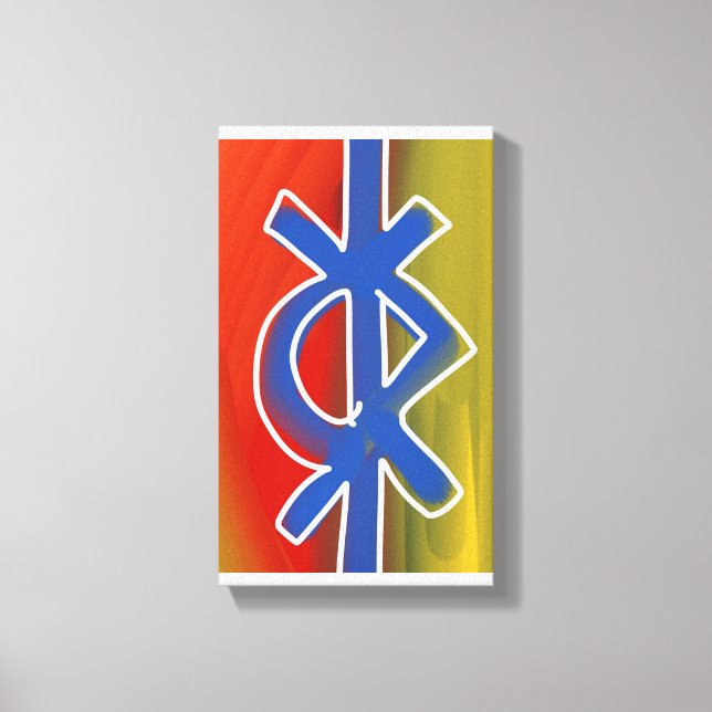 Abstrakt symbolism av RRW 2026 Canvastryck (Framsida)