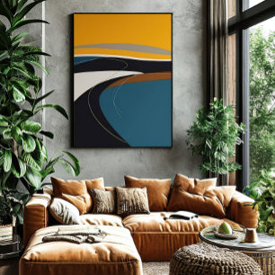 Abstrakt symfoni poster